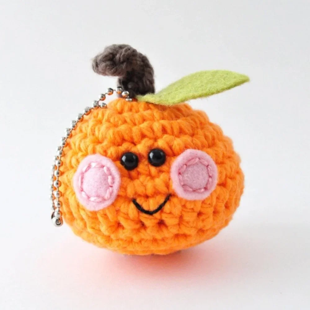 Orange Keychain Crochet Kit - Picture 2 of 8